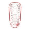 thumbnail image 4 of Abbracc Fashion Drawing Template Ruler Sewing Humanoid Patterns Design for Designing 15, 4 of 9