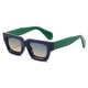 thumbnail image 5 of Gafas de sol de moda con montura pequeña, gafas de personalidad con montura cuadrada y gruesa, gafas de sol con tendencia de viento, moda duradera, 5 of 5