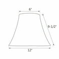 thumbnail image 5 of Aspen Creative 30163 Transitional Bell Shape Spider Construction Lamp Shade in Light Gold, 12" wide (6" x 12" x 9-1/2"), 5 of 5