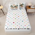thumbnail image 4 of Homewish Retro Camper RV Print Zipper Full Size Comforter Sets with Fitted Sheet and 2 Pillowcases,Happy Camping Theme Zipper Bedding Set For Camping Lover,Reversible,4-Piece, 4 of 7