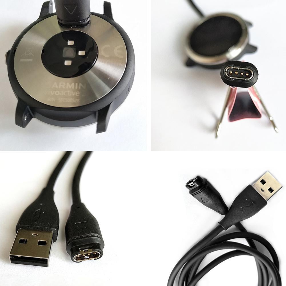 USB Charger Charging Cable Cord For Garmin Fenix 6/6S/6X/5X/Venu 4S Vivoactive 3 W5X6 O0O0