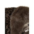 thumbnail image 4 of Forever 21 Leopard Print Tie-Waist Faux Fur Jacket, Color-Brown/Multi, Size-S, 4 of 6