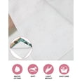 thumbnail image 6 of Aqua Brown Kitchen Dish Towels for Drying Dishes Set of 4, Rustic Farmhouse Dog Paw Vintage Waffle Weave Microfiber Hand Tea Bathroom Towels Quick Dry & Absorbent Towel 12x12, 6 of 7