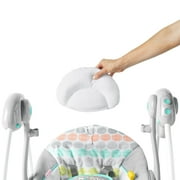 Bright Starts Whimsical Wild Portable Compact Baby Swing with Taggies، Unisex، Newborn and up