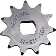Renthal 481--415-11P Steel Front Sprocket - 11T (Natural)