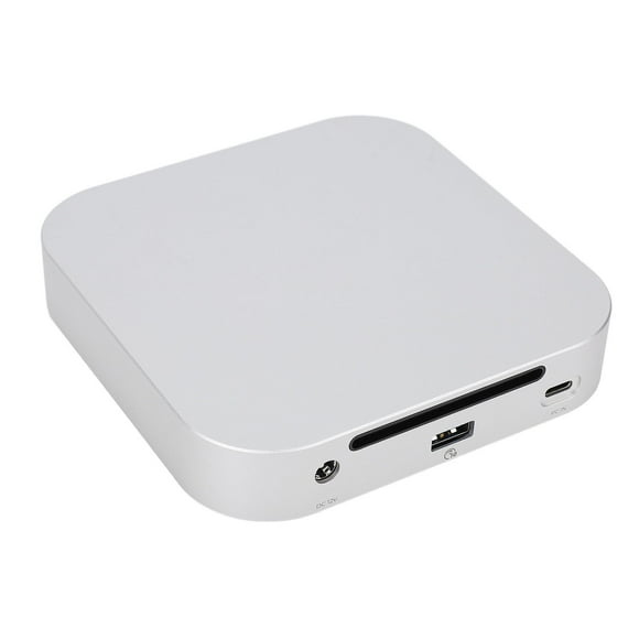Mac Mini Dock and Stand for Mac Mini M4, Cubo de Stand de Aleación de Aluminio Con Ranuras SSD Duales M.2, Ancho de Banda de 40 Gbps, 10 Gbps USB A A A A