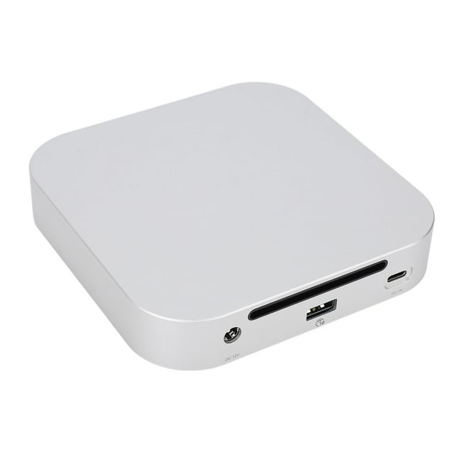Mac Mini Dock and Stand for Mac Mini M4, Cubo de Stand de Aleación de Aluminio Con Ranuras SSD Duales M.2, Ancho de Banda de 40 Gbps, 10 Gbps USB A A A A