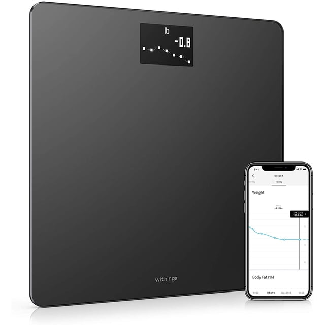 Báscula Smart Digital Withings con WiFi Sincronización Automática Seguimiento de Embarazo iOS Android Negro Withings WS-984532