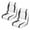 Gray, variant on SPECSTAR Folding Low Back Boat Seats 2 Pack , Waterproof Marine Fishing Captain Boat Chairs with 4 Mounting Screws, White and Blue