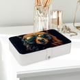 thumbnail image 6 of Bear PU Leather Necklace Holder with Removable Compartment and Portable Jewelry Stand Earring Holder Jewelry Box, 6 of 6