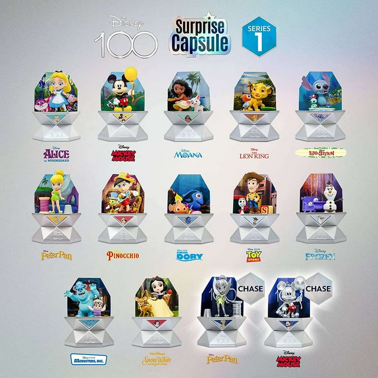 キーホルダー・アクリルキーホルダー Disney 100 Surprise Capsule YuMe Disney 100 Surprise Mystery Capsules: Cute Mini Character