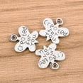 thumbnail image 3 of Tineasur 50pcs Silver Metal Charms for Bracelet Making Jewelry Supplies and Craft Accessories for Jewelry Makers, 3 of 6