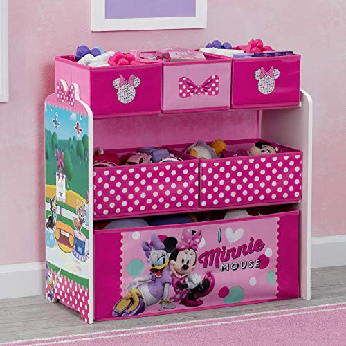 Disney Minnie Mouse Book and Toy Organizer Multicolor 3-6 Years Delta Children 