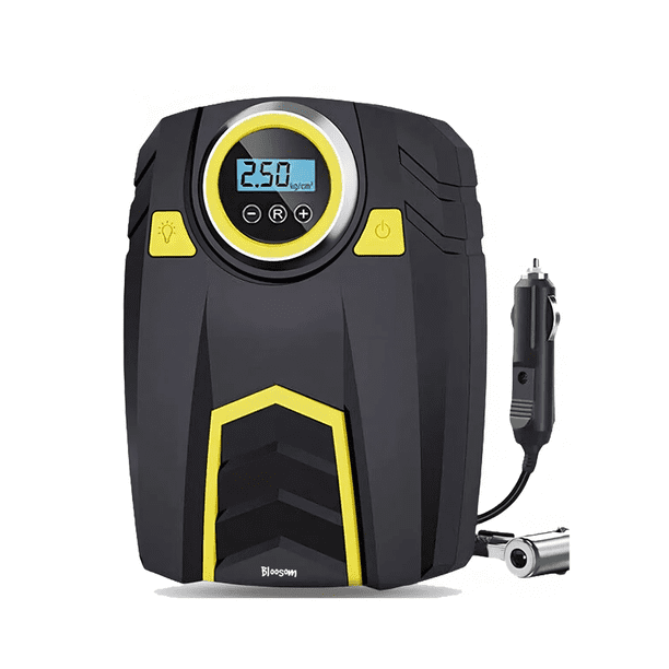 Compresor De Aire Bloosom Inflador Llantas Bomba Portátil 12v 150psi Negro