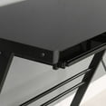 thumbnail image 4 of Manor Park Modern Glass Corner Computer Desk and Gaming Desk - Multiple Finishes, 4 of 9