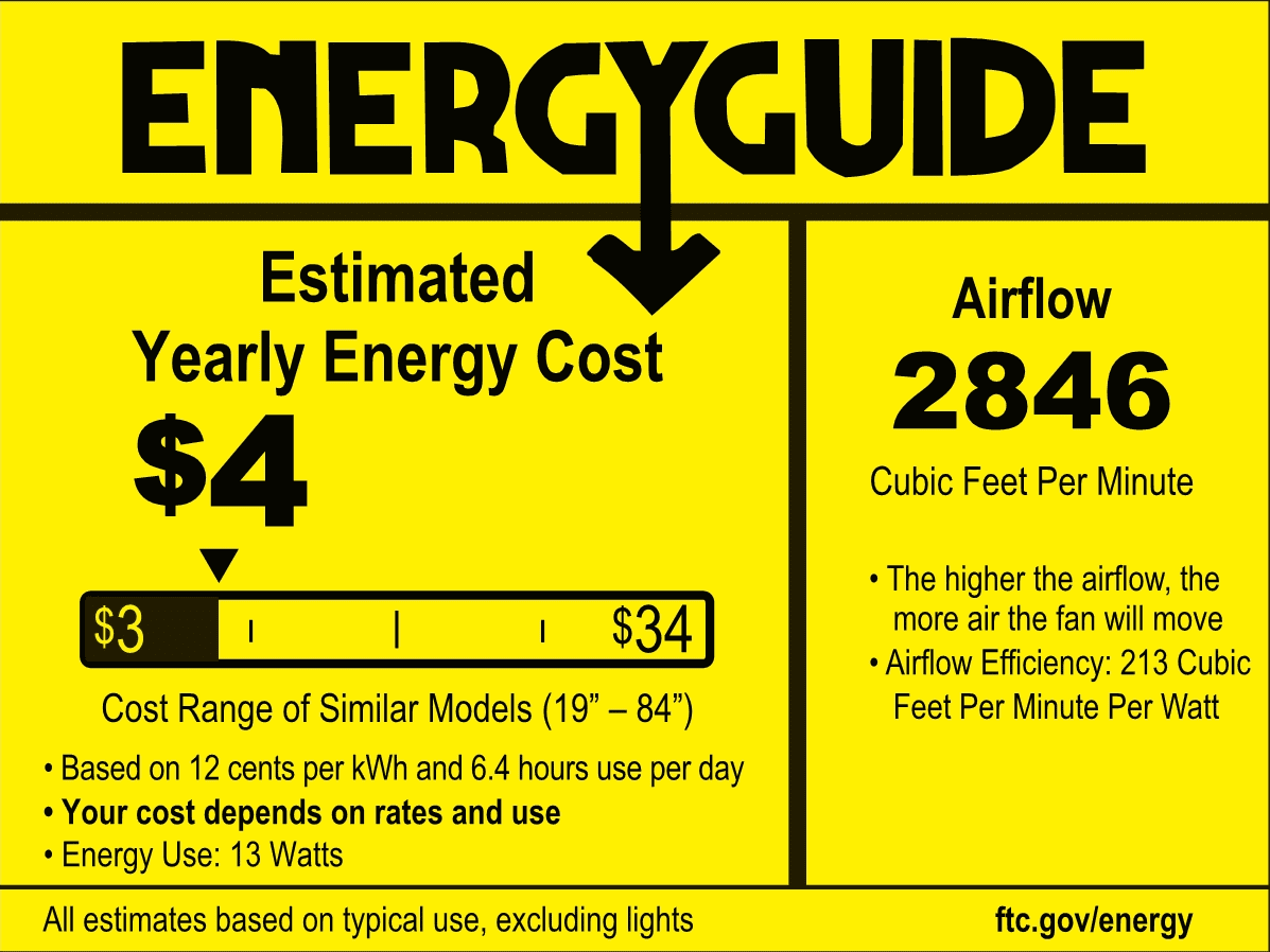 Uforic 54" Silent 5-Blade Modern Ceiling Fan with  Adjustable Light and Remote for Indoor, Black