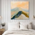 thumbnail image 5 of Wall Art Prints, Mountain Framed Canvas Prints for Bedroom Living Room Bathroom Office, Farmhouse Vintage Abstract Natural Scenery Gallery Wrap Wall Art Poster for Gifts Home Decor 28"x28", 5 of 9