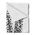 thumbnail image 2 of Letter W Soft Flannel Fleece Throw Blanket, Letter W of the Alphabet in the Design of Stacked Balls Monochrome Pattern, Cozy Plush for Indoor and Outdoor Use, 50" x 60", Black and White, by Ambesonne, 2 of 5