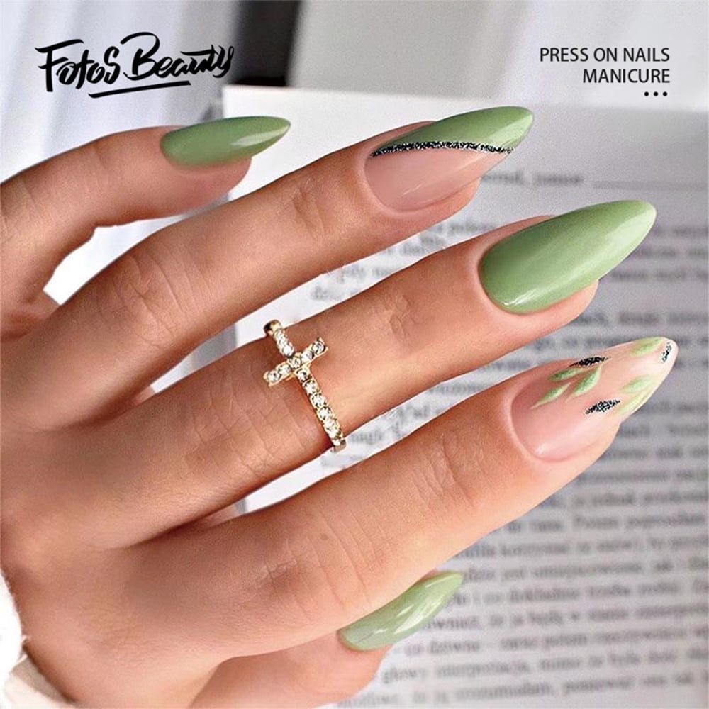NICENEEDED 144 Stück Fake Nails Set – Künstliche Nägel Mit Kleber In 6 Farben (Matte Finish)