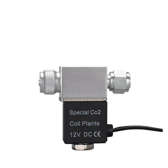 Aquarium CO2 Solenoid Valve CO2 Regulator Generator System Control Fish Tank CO2 Equipment CO2 Solenoid Valve ,Easy Installation
