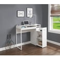thumbnail image 4 of Ravel 47" Wide Desk with Storage in White Finish KD, 4 of 14