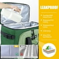 thumbnail image 2 of KANCOKIT Backpack Cooler, 40 Cans Leakproof Cooler Backpack with Padded Top Handle, Large Waterproof Insulated Camping Coolers for Beach Picnic Travel Fishing BBQ, Green, 2 of 7