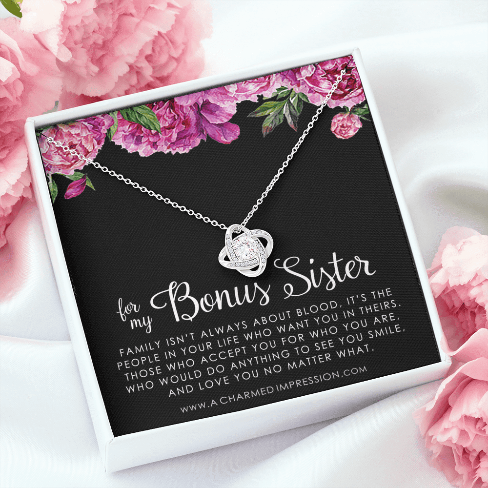 Bonus Sister Gift Necklace, SisterInLaw Gift, Jewelry For Sister in