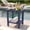 Blue, variant on Ayaya 2-Tier Adirondack Side Table, 17" Solid Wood Square End Table, Outdoor Patio Table for Living Room, Porch, Poolside – Weather Resistant Black