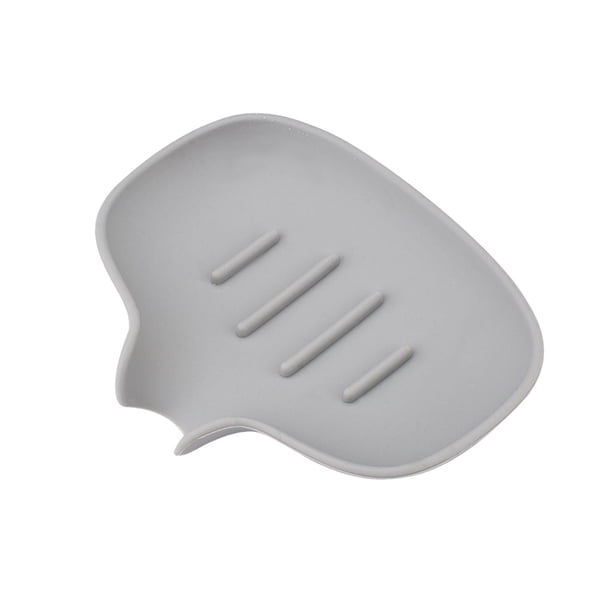 Advancent Jabonera de ducha de PP, jaboneras duraderas con ventosa para jaboneras de baño, para limpiar el de drenaje de la ducha con Juegos de accesorios de baño gris 1