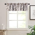 thumbnail image 4 of Coffee Valance Curtain, Various Cups of Coffee Silhouette Theme Windows Curtain Valance for Kitchen Dining Room Cafe Shop Canteens Decor, One Panel 54x18in, 4 of 6
