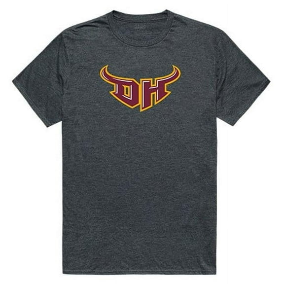 W Republic Apparel 519-175-E9C-03 California State University Dominguez Hills Cinder Tee for Men, Heather Charcoal - Large