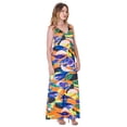 thumbnail image 4 of Floral V Neck A Line Pocket Maxi Dress, 4 of 5