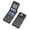 Black, variant on ELEHOLD Magnetic Button Closure Credit Card Holder Slots Stand Function Wallet Shock-Absorbent Shockproof Phone Case for iPhone 17e &  iPhone 16e,Green