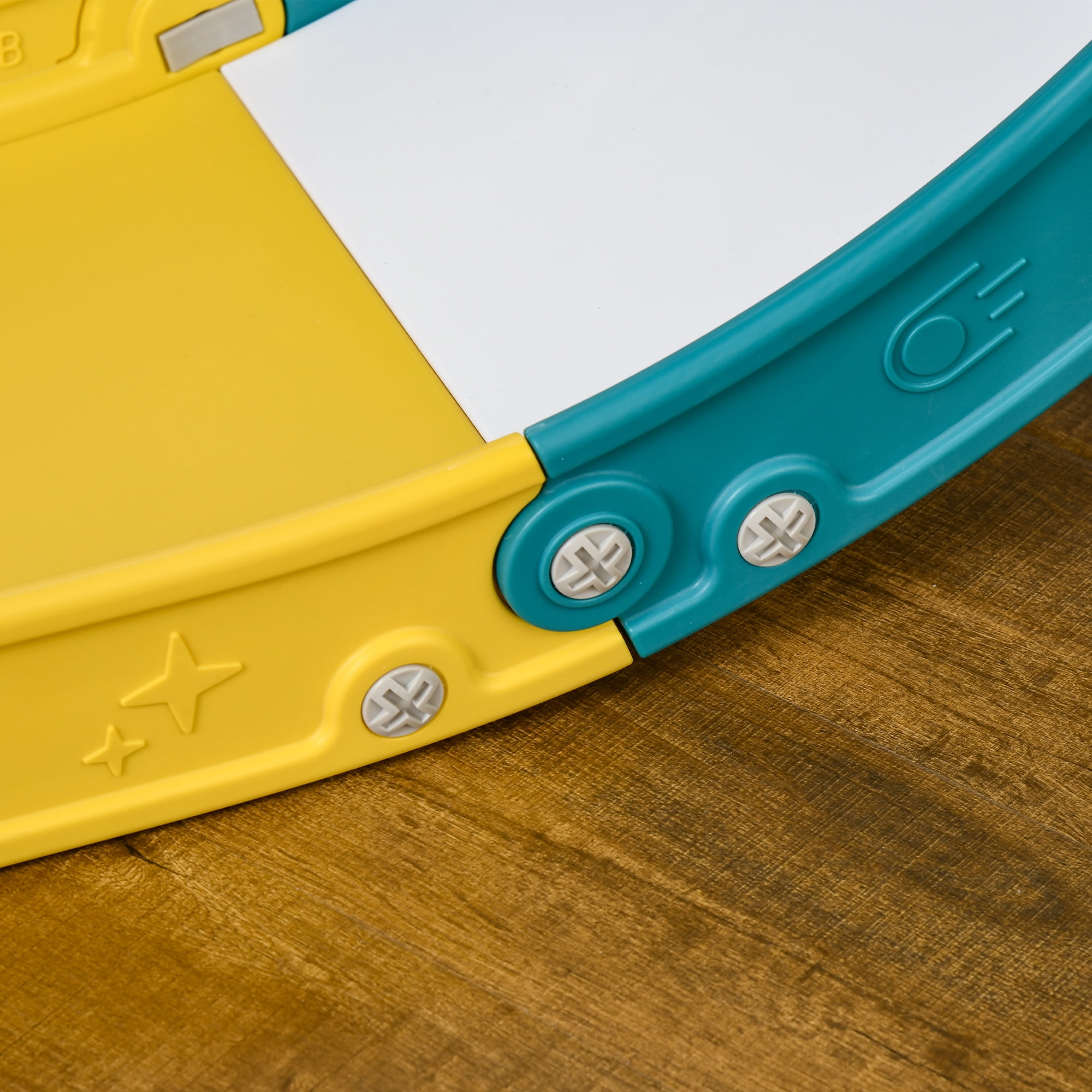 5-in-1 Toddler Slide with Basketball Hoop, Kids Play Climber with Telescope & Storage Basket, Non-Slip Steps, HDPE Play Equipment for 1-3 Years Old, Max Load 66 lbs