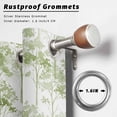 thumbnail image 2 of Outdoor Curtains for Patio Waterproof, Watercolor Forest Sage Green Outdoor Privacy Panels Grommet, Abstract Art Modern Trees Blackout Outside Curtains for Porch/Cabana 54"x95", 1 Panel, 2 of 8