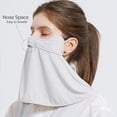 thumbnail image 4 of UPF 50+ Unisex Breathable Cooling Face Cover, Sun UV Protection Earloop Neck Gaiter Scarf Mask, for Summer Outdoor Activities, 4 of 8
