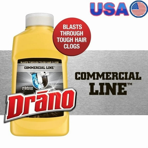 Hair Dissolving Gel Drain Clog Remover Professional Strength Safe Pipes 16Oz New