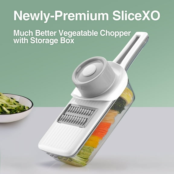 SliceXO Germany-Style 6-in-1 Vegetable Slicer With Storage Box