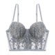 thumbnail image 1 of Francés Vintage Pétalos De Encaje Bordado Suave Con Aros Lencería Desmontable Escultura Cintura Sujetador Gao Jiahui unisex, 1 of 2