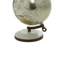 thumbnail image 5 of DecMode 6" White World Map Globe with Marble Base, 5 of 10