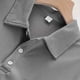 thumbnail image 5 of Ceisia Men's Slim Fit Short Sleeve Polo Shirt Solid Color Vertical Stripe Knit with Chest Pocket Gray L Gifts, 5 of 7