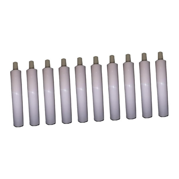 10 tubos de pintura de aluminio vacíos, contenedores de almacenamiento rellenables con tapón de rosca para 10 piezas de 40 ml