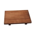 thumbnail image 3 of Soporte de pedestal de madera, bandeja rústica para joyas, soporte de pedestal de madera versátil, de exhibición de mostrador de cocina para sala de, 3 of 8