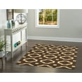 thumbnail image 3 of Claremont Octagon Brown Area Rug 8x10 Transitional Abstract Polypropylene, 3 of 4