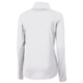 thumbnail image 3 of Women's Cutter & Buck  White UTSA Roadrunners Adapt Eco Knit Stretch Recycled Half-Zip Pullover Top, 3 of 3