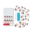 thumbnail image 4 of KISS Voguish Fantasy Holiday, Press on Nails, At Christmas, Black, Medium Almond, 28 Count, 4 of 8