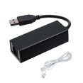 thumbnail image 1 of 920L Fax Modem Single Port USB2.0 56K External Modem Driver for Win 7 8 10 XP USB Modem Port,1 x Fax Modem,Black, 1 of 6
