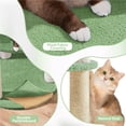 thumbnail image 6 of Yaheetech 35.6″ Tall Ocean Cat Tree with Detachable Clear Bowl, Army Green/Beige, 6 of 9