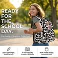thumbnail image 6 of DISNIMO Cow Printed 17" School Backpacks for Boys Girls Lightweight Durable Bookbag with Non-Breaking Zipper Kindergarten Elementary Middle School Backpack, 6 of 7