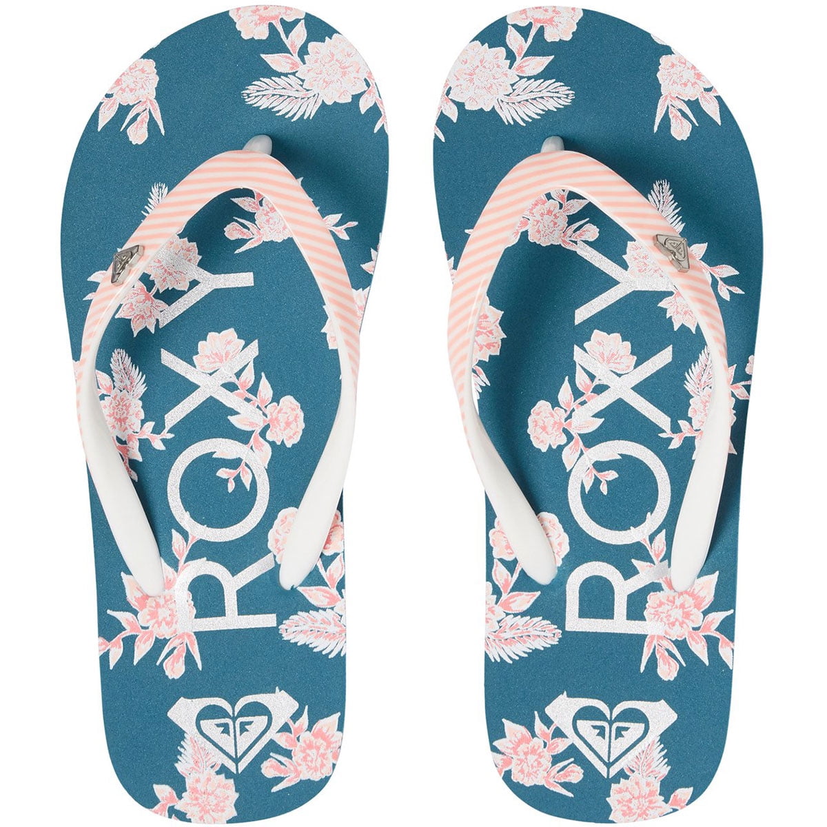 tan roxy flip flops